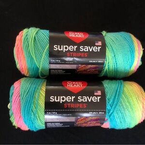 Super Saver Stripes Yarn - Multicolor